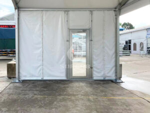 Puerta vidrio de una hoja