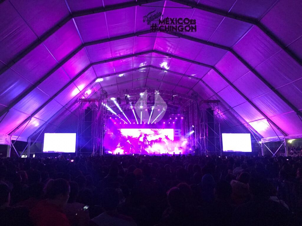 Carpas para festivales y música