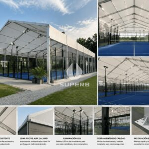 Carpa para Pista de Pádel
