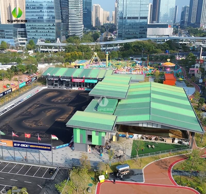 Carpa para Cancha de Tenis Techada